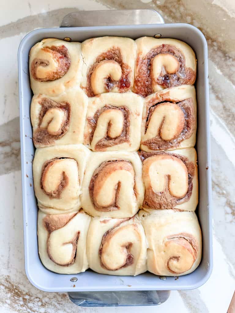 rolls after baking