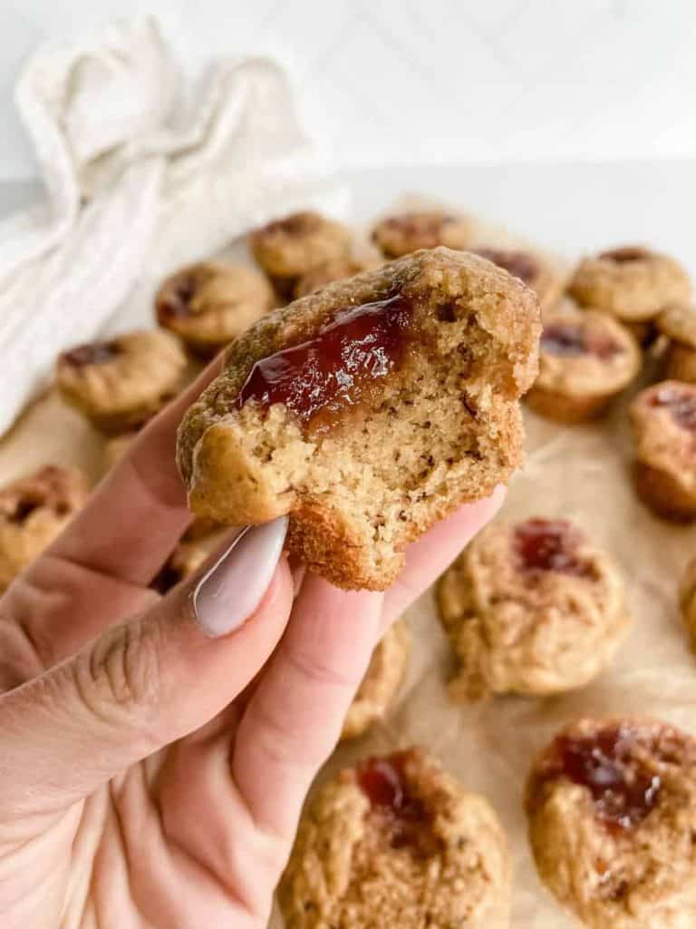 peanut butter and jelly muffins with alternative milk